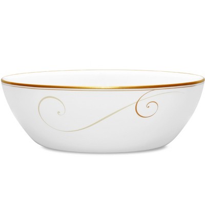 Noritake Golden Wave Large Round Vegetable Serving Bowl