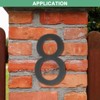 Unique Bargains 304 Stainless Steel Durable Rustproof House Numbers 1 Pc - 4 of 4