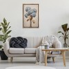 Stupell Industries Vintage Blue Hydrangea Floating Frame Canvas Art, Brown, 21" x 31" - 3 of 4