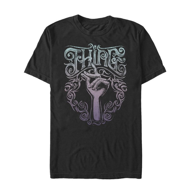 Men's Addams Family Thing Ornate Snap T-Shirt, 1 of 5