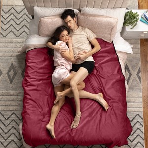 Avana Waterproof Throw Blanket | Protector for People and Pets | Leak Proof Moisture Barrier - Micro-Velvet - 1 of 4