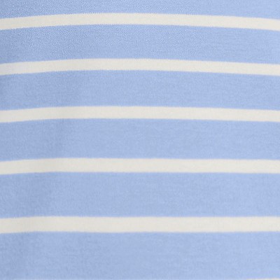 periwinkle/ivory breton stripe