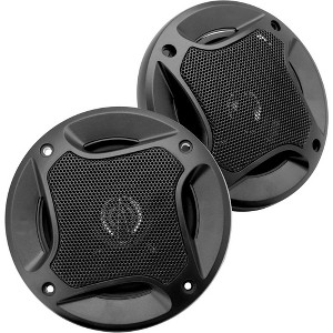 Pyle 4" 120 Watt 2-Way Coaxial Speakers with High Performance Audio - 1 of 4