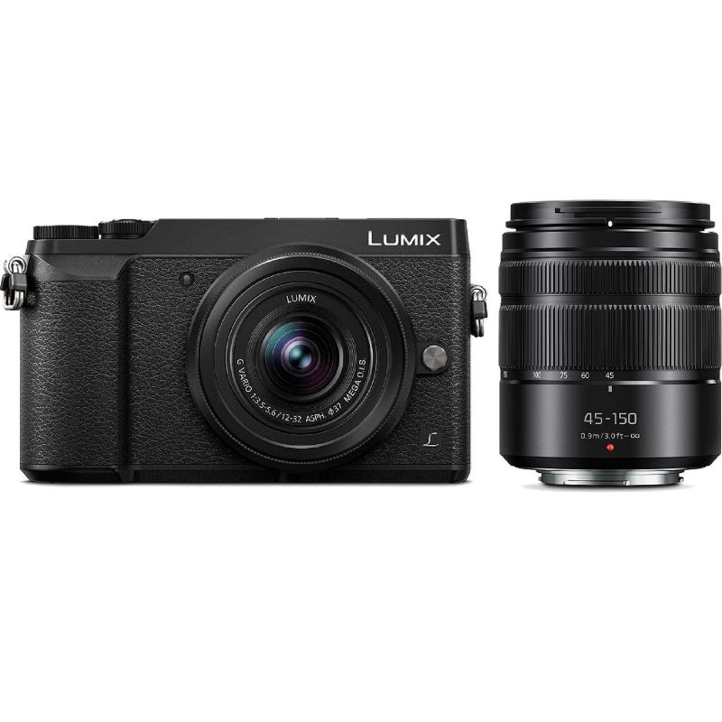 Panasonic LUMIX GX85 Mirrorless Camera with 12-32mm and 45-150mm Lenses (Black), 3 of 4