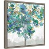 Amanti Art Climbing Blue (Tree) by Eva Watts Canvas Wall Art Print Framed 16 x 16-in. - 3 of 4