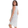 Dreamcrest 100% Cotton Sleeveless Nightgown for Women with Crochet Trim - 2 of 3