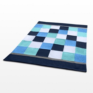 Slickblue Plaid Coral Fleece Throw Blanket 59x78.7 inches, Soft, Cozy & Stylish, Perfect for Any Room, 4 Design Options - 1 of 2