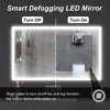 Maxax Modern Space Aluminum Framed Led Lighted Dimmable Anti-Fog Tempered Glass Bathroom / Vanity Mirror - 3 of 4