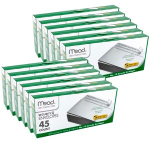 Mead® Press-It Seal-It® Security Envelopes, #10, 45 Per Box, 12 Boxes - 1 of 2