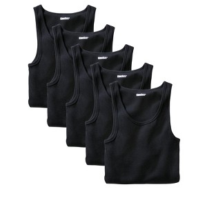 KingSize Men's Big & Tall 3-Pack Ribbed Cotton Tank Undershirt - 1 of 2