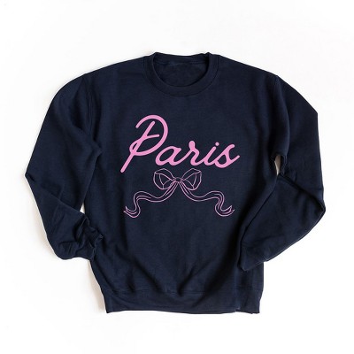Simply Sage Market Women's Graphic Sweatshirt Paris Coquette Bow