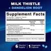 Milk Thistle with Dandelion Root - 180 Vegetarian Capsules - 2 of 4