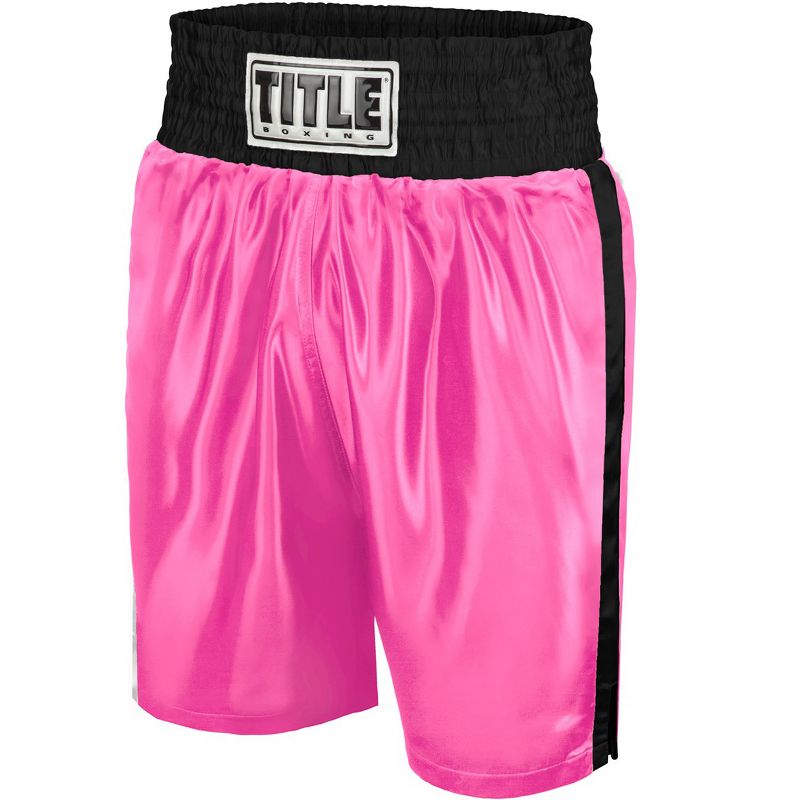 Title Boxing Youth Classic Edge Satin Performance Boxing Trunks, 1 of 2