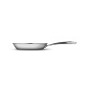 Tramontina Gourmet 8 in. Tri-Ply Clad Induction Ready Stainless Steel Fry Pan: Oven & Dishwasher Safe, Gas & Electric Compatible - 3 of 4