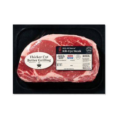 Fresh USDA Choice Angus Beef Ribeye Steak - 0.62-1.13 lbs - price per lb - Good & Gather™
