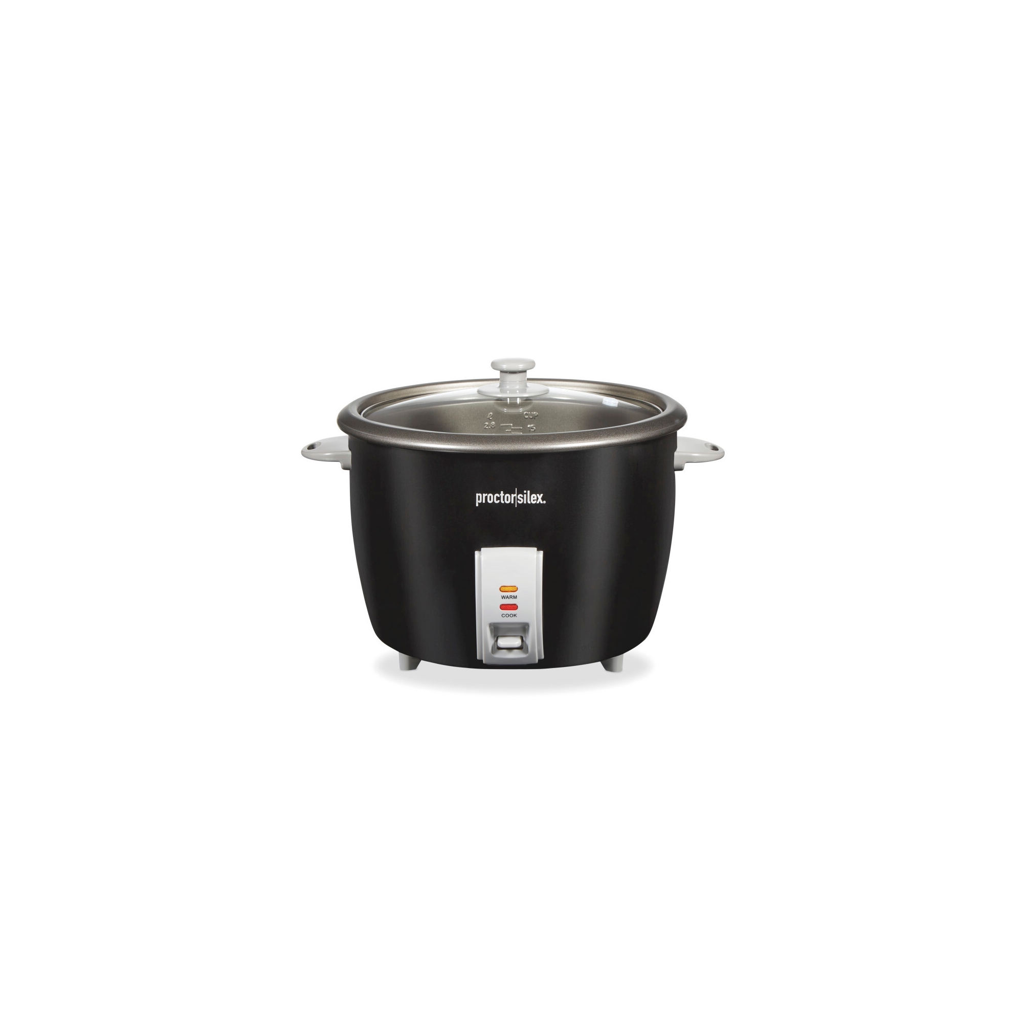 Proctor Silex 30 Cup Rice Cooker & Steamer - 37555: 1000W, Stay-Cool Handles, Dishwasher-Safe Parts, Removable Bowl