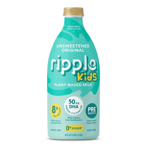 Ripple Kids Unsweetened Original Milk Alternative - 48 fl oz - image 1 of 3