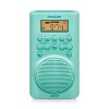 Sangean® AM/FM Weather Alert Digital Waterproof Shower Radio, Turquoise, H205TQ in Green - 2 of 4