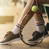 Women's Tennis Crew Socks – Extra Thin & Breathable – 6 Pairs – Cotton - 4 of 4