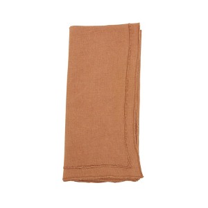 Saro Lifestyle Stonewashed Overlock Edge Napkin (Set of 4) - 1 of 4