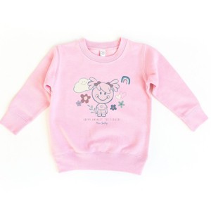 The Juniper Shop Mini Smiley Happy Amongst The Flowers Toddler Sweatshirt - 1 of 4