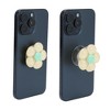 Unique Bargains Flower Adhesive Phone Grip Yellow 1 Pc - 3 of 4