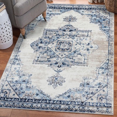 Luxe Weavers Magnolia Collection Modern Geometric Area Rug