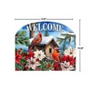 Briarwood Lane Winter Christmas Art Sign 8.25x10.25 Cardinals and Poinsettias For Christmas Art Sign - 2 of 4