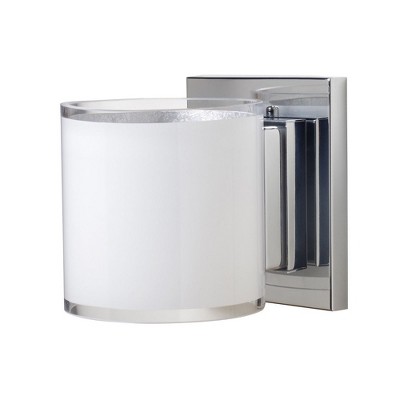 Besa Lighting Pogo 1 - Light Wall Light in  Chrome