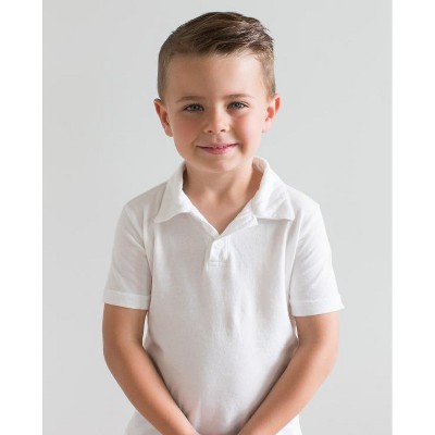 City Threads Usamade Soft Cotton Boys Jersey 2button Short Sleeve