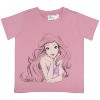 Disney Princess Little Girls T-Shirt and Shorts 2-Piece Outfit Set - Purple, 4 - 3 of 4