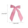 Unique Bargains Fashion Double Ribbon Hair Clips Hairdo Clip 2 Pcs - 4 of 4