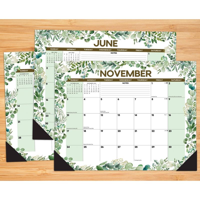 Willow Creek Press 2024 Monthly Planner 22&#34;x17&#34; Eucalyptus &#38; Succulents, 2 of 4