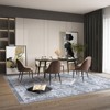 Washable Vintaged Rug Non Slip Low Pile Rug Soft Retro Throw Floor Cover Foldable Indoor Carpet for Living Room Bedroom Playroom Nursery - 2 of 4