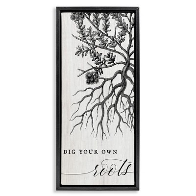 Stupell Industries Dig Your Own Roots Empowering, 11" x 25"