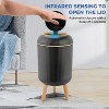 Aoibox Smart Sensor Trash Can, Hands-Free Motion Sensor Wastebasket for Kitchen, Bathroom, Living Room, Office, Hygienic & Easy to Use, Waterproof - 2 of 4