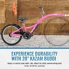 KaZAM Co-Pilot Bike Trailer - 20 Inch Bike Trailer w/ Adjustable BMX Stem & Handlebar - Lightweight Aluminum Frame - Perfect for Family Rides - 2 of 4