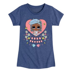 Girls' - LOL Surprise! - Let's Par-Tea Fitted Short Sleeve Graphic T-Shirt - 1 of 4