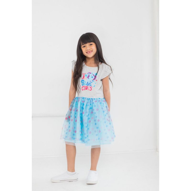Blue's Clues & You! Baby Girls Tulle Short Sleeve Dress Infant, 2 of 9