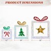 Syemin Decorative Holiday Scene Props Set of 3 Iridescent Cut-out Gift Box Christmas Decorations Holiday Decor Holiday Displays, White, 22"*22"*22" - 3 of 4
