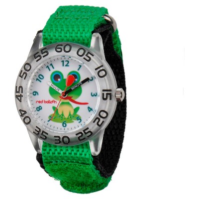 Boys' Red Balloon Plastic Watch - Green