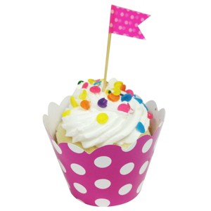 Wrapables Standard Size Chevron Cupcake Wrappers - 1 of 4