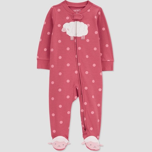 Carter s Just One You Baby Girls Sleep N Play Pink 9m Target