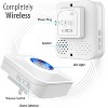 Fosmon Receiver for WaveLink System (110V, 433MHZ) (58 unique ringtones and 5 volume levels (including mute) - White - 1 pack - 2 of 4