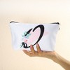 Unique Bargains Large Capacity Zipper Personalized Small Makeup Bag White - 4 of 4