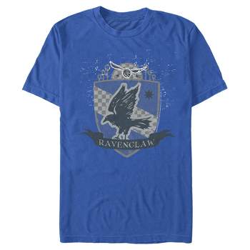Neck Harry Ravenclaw Potter Crest : Crew Men\'s Short Sleeve T-shirt Target
