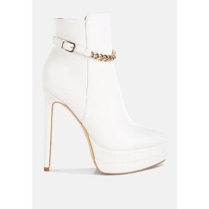 Narok Metallic Chain Detail Boots - 1 of 4