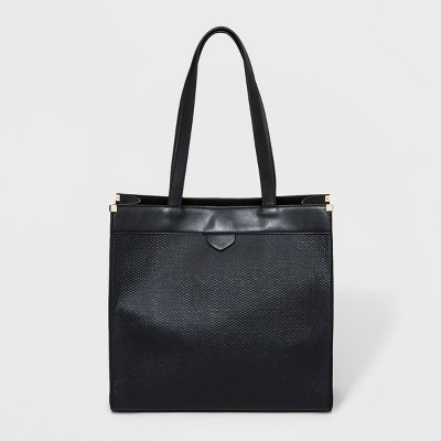 Boxy Tote Handbag - A New Day™ Midnight Black – Target Inventory ...