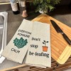 Tierra Garden Tea Towel Two Pack - Don't Stop Be-leafing and Everyone Romaine Calm - 2 of 4