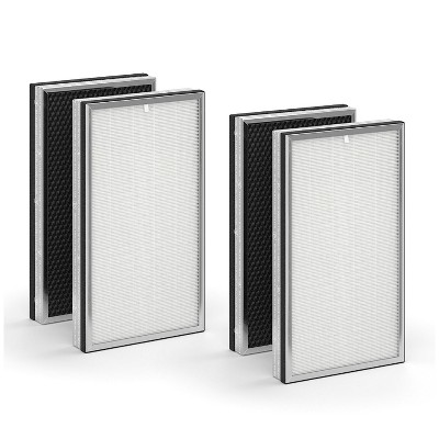 Medify Air MA-112 Replacement Air Filter Set with 3 Layer True HEPA H13 Filtration for 2,400 Square Foot Air Purifier Unit (4 Pack)